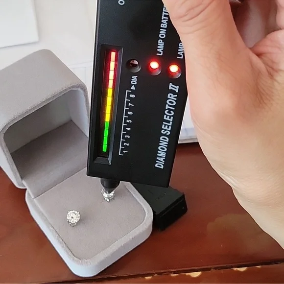 Elegant Silver Stud Earrings - Picture 3 of 4